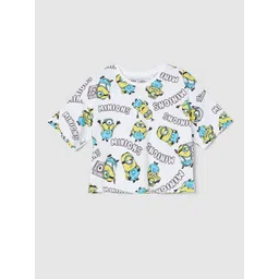 max Girls Printed Applique T-shirt-picture-36