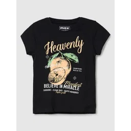 max Girls Printed Applique T-shirt-picture-19