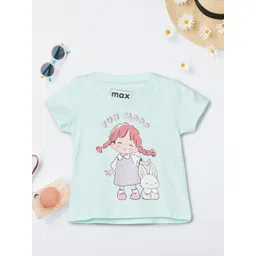max Girls Printed Applique T-shirt-picture-22