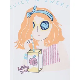 max Girls Printed Applique T-shirt image 5