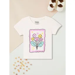max Girls Printed Pure Cotton T-shirt-picture-43