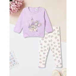 max Girls Printed T-shirt with Leggings-picture-55