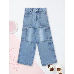 max Girls Regular Fit Mid-Rise Light Fade Stretchable Jeans-picture-13