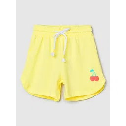 max Girls Solid Mid-Rise Regular Fit Cotton Casual Shorts-picture-34