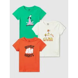 max Girls Typography 3 Printed Applique T-shirt-picture-26