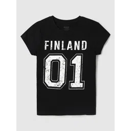 max Girls Varsity Printed Applique T-shirt-picture-42