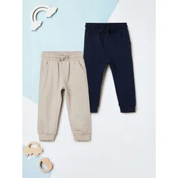 max Infant Boys Pack Of 2 Printed Pure Cotton Mid-Rise Joggers-picture-45