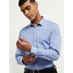 max Men Blue Formal Shirt image 1