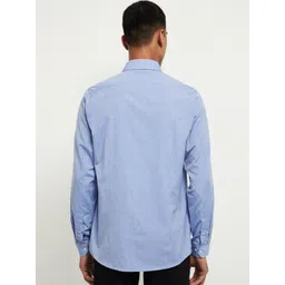 max Men Blue Formal Shirt image 5