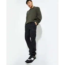 max Men Cargo Joggers with Flap Pockets-picture-22