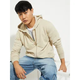 max Men Cotton Hooded Long Sleeves Front-Open Sweatshirt-picture-22