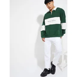 max Men Cotton Printed Shirt Collar Sweatshirt-picture-22