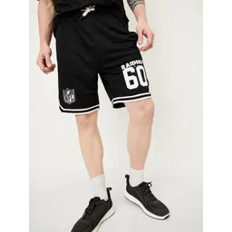 max Men Graphic Printed Regular Fit Mid-Rise Sports Shorts-picture-18