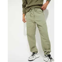 max Men Mid-Rise Jogger Cotton Trouser With Drawstring Closure-picture-44