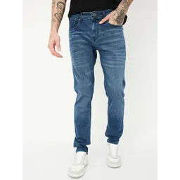 max Men Mid-Rise Low Distress Light Fade Jeans-picture-40