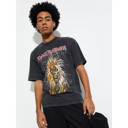 max Men Printed Hooded Applique T-shirt-picture-42