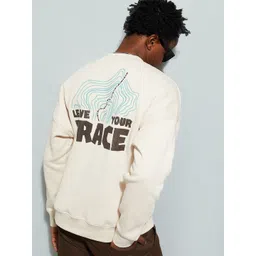 max Men Printed Round Neck Pullover Sweatshirt-picture-36