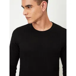 max Men Round Neck Long Sleeves Pullover image 2