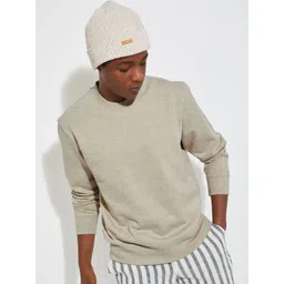 max Men Solid Pullover Ribbed Sweatshirt-picture-15