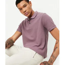 max Men Solid Round Neck Cotton Blend Brown T-Shirt-picture-44