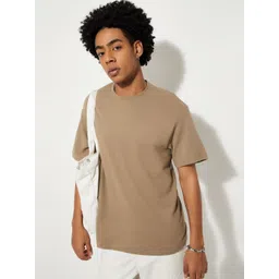max Men Solid Round Neck Cotton T-shirt-picture-31
