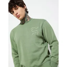 max Men Solid Round Neck Long Sleeves Sweatshirt-picture-41