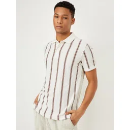 max Men Striped Polo Collar Cotton T-shirt-picture-13