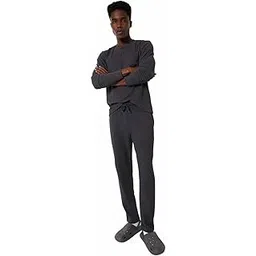 max Men Textured Lounge Pants (Grey_M)-picture-17