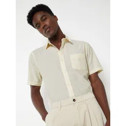 max Men Vertical Striped Spread Collar Casual Shirt-picture-53