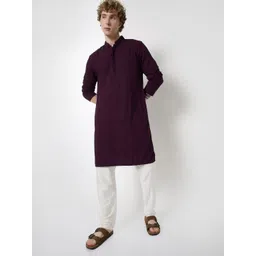 max Men Woven Design Embroidered Straight Kurta-picture-31