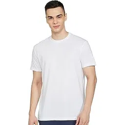 max Men's Half Sleeves Regular Fit Crew Neck Solid Lounge T-Shirt-picture-20