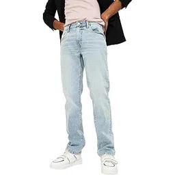 max Men's Straight Fit Solid Cotton Jeans-picture-12
