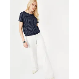 max Printed Round Neck Short Sleeves Cotton T-shirt-picture-13