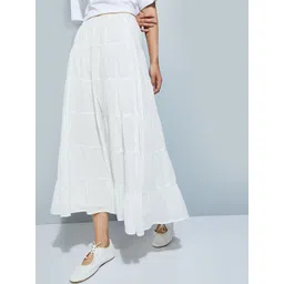 max Pure Cotton Tiered maxi Skirt-picture-37