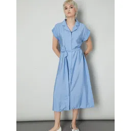 max Shirt Collar Shirt Midi Dress-picture-40