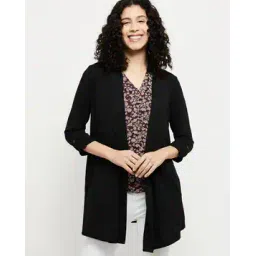 max Solid Roll-Up Sleeve Shrug-picture-44