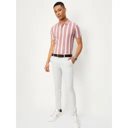 max Striped Polo Collar Casual T-shirt-picture-18