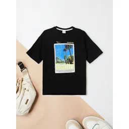 max Unisex Typography Printed Short Sleeves Pure Cotton T-shirt-picture-45
