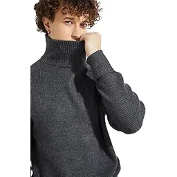 max URB_N Men Ribbed Roll Neck Sweater-picture-42
