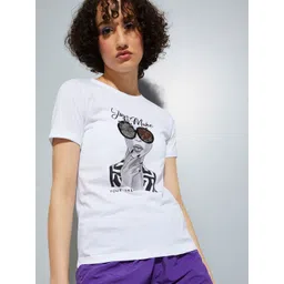 max URB_N Women Graphic Printed Round Neck Pure Cotton T-shirt-picture-38