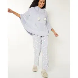 max Women Applique Sleepwear Poncho-picture-44