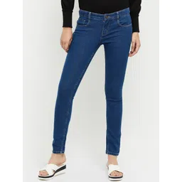 max Women Blue Skinny Fit Jeans-picture-36