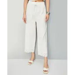 max Women Embroidered Relaxed Fit Palazzos with Elasticated Waistband-picture-15