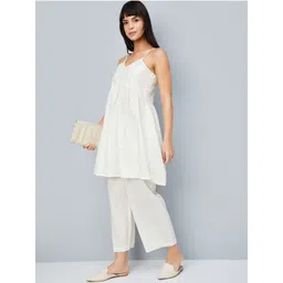 max Women Ethnic Motifs Embroidered Kurta with Trousers-picture-21