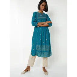 max Women Ethnic Motifs Printed Festive Anarkali Kurta-picture-31