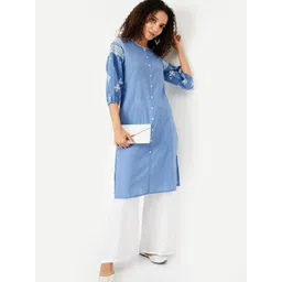 max Women Flared Sleeves Thread Work Kurta-picture-40