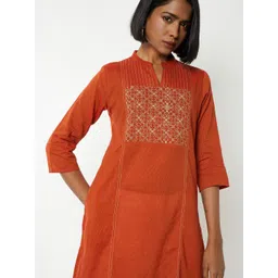 max Women Floral Embroidered Cotton Kurta-picture-37