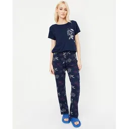 max Women Floral Print Top with Pyjama Set-picture-44