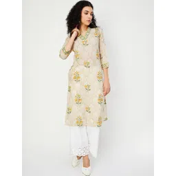 max Women Floral Printed Flared Sleeves Kurta-picture-21