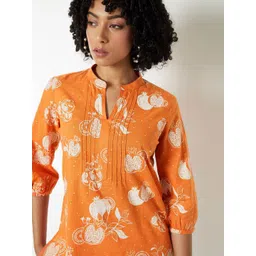 max Women Floral Printed Mandarin Collar Kurti-picture-29